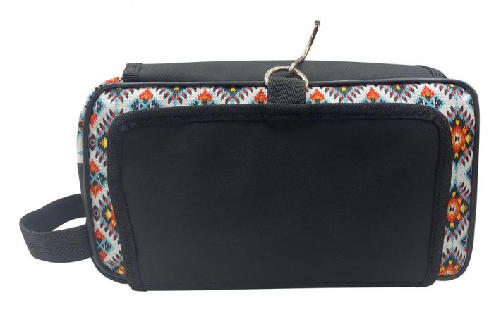 Showman Aztec print roll up accessory bag #2